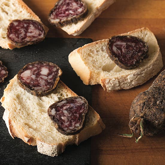 CHARCUTERIE PASCAL FLORI / SARL SAN MIGHELE - Wholesale Salami - Saucisse à l'ancienne (230g)1