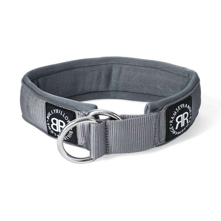 Collare Riflettente Imbottito Morbido da Infilare Grigio Metallico v2.0 #2 per la vendita all'ingrosso da parte di BullyBillows Ltd