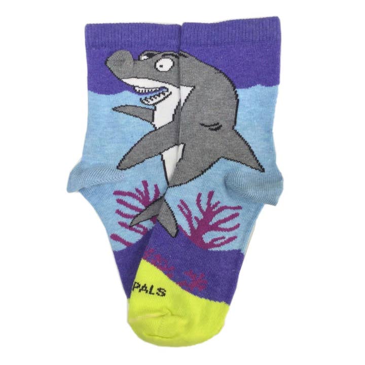 Bob the Shark Socks (Ages 3-7) from the Sock Panda for wholesale by Sock Panda