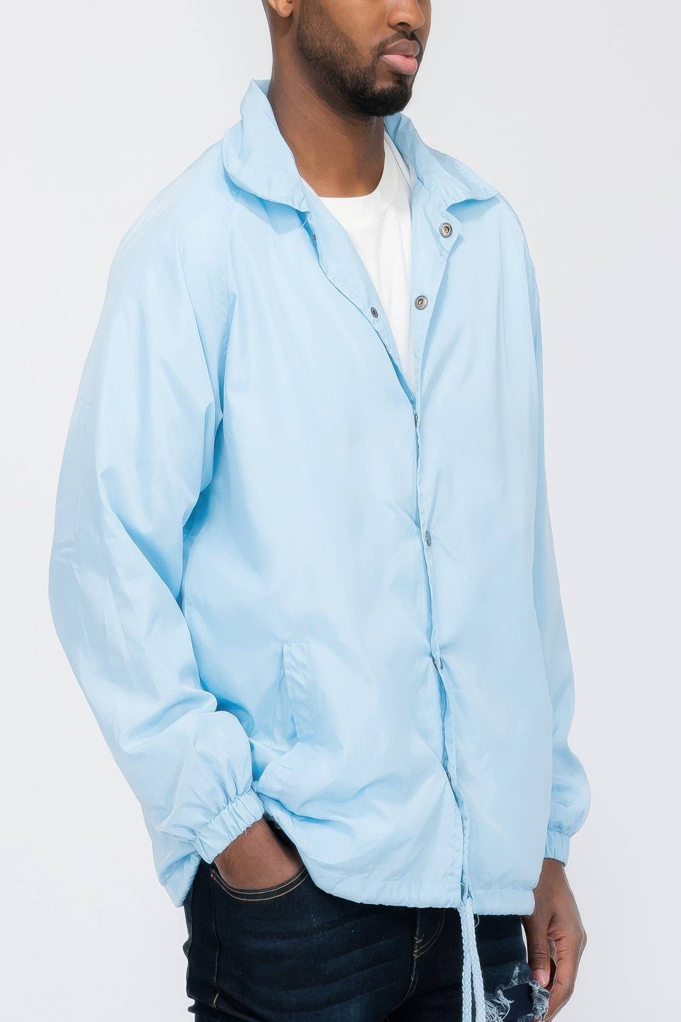 CC Wholesale Clothing - Wholesale Windbreaker - Men's - Men's Casual Windbreaker Coaches Jacket7