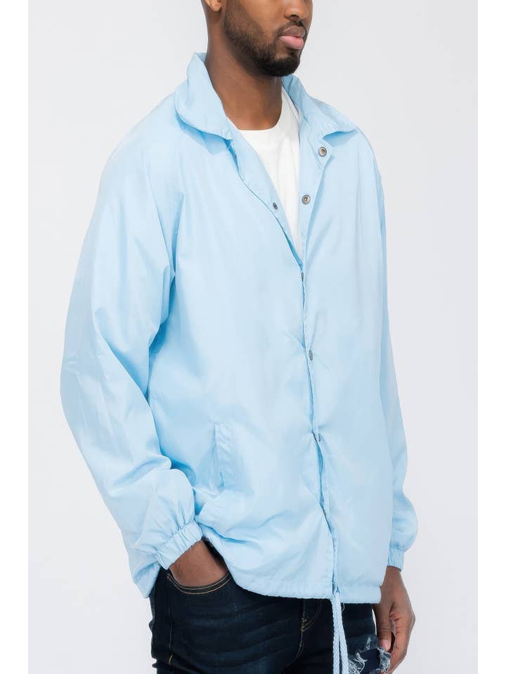 CC Wholesale Clothing - Wholesale Windbreaker - Men's - Men's Casual Windbreaker Coaches Jacket7