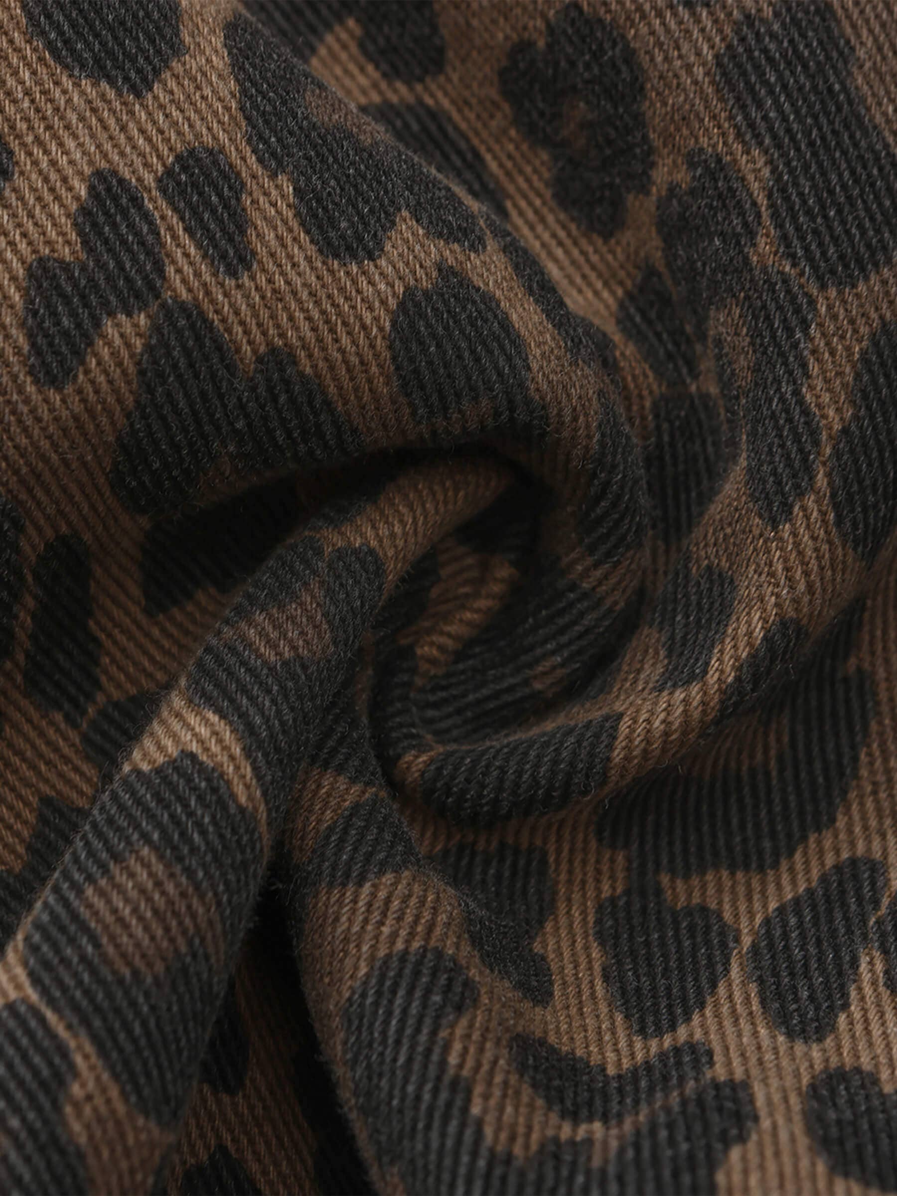 Sienna Leopard Wide Leg Denim Jeans for wholesale on Faire2