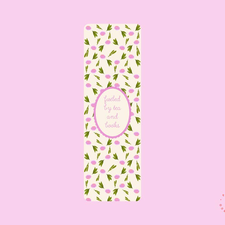 Fueled By Tea And Books - Bookmarks for wholesale by Paperback Fable & Co.