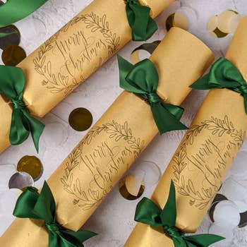 Six Reusable Christmas Crackers by Keep This Cracker - Kraft Jewel