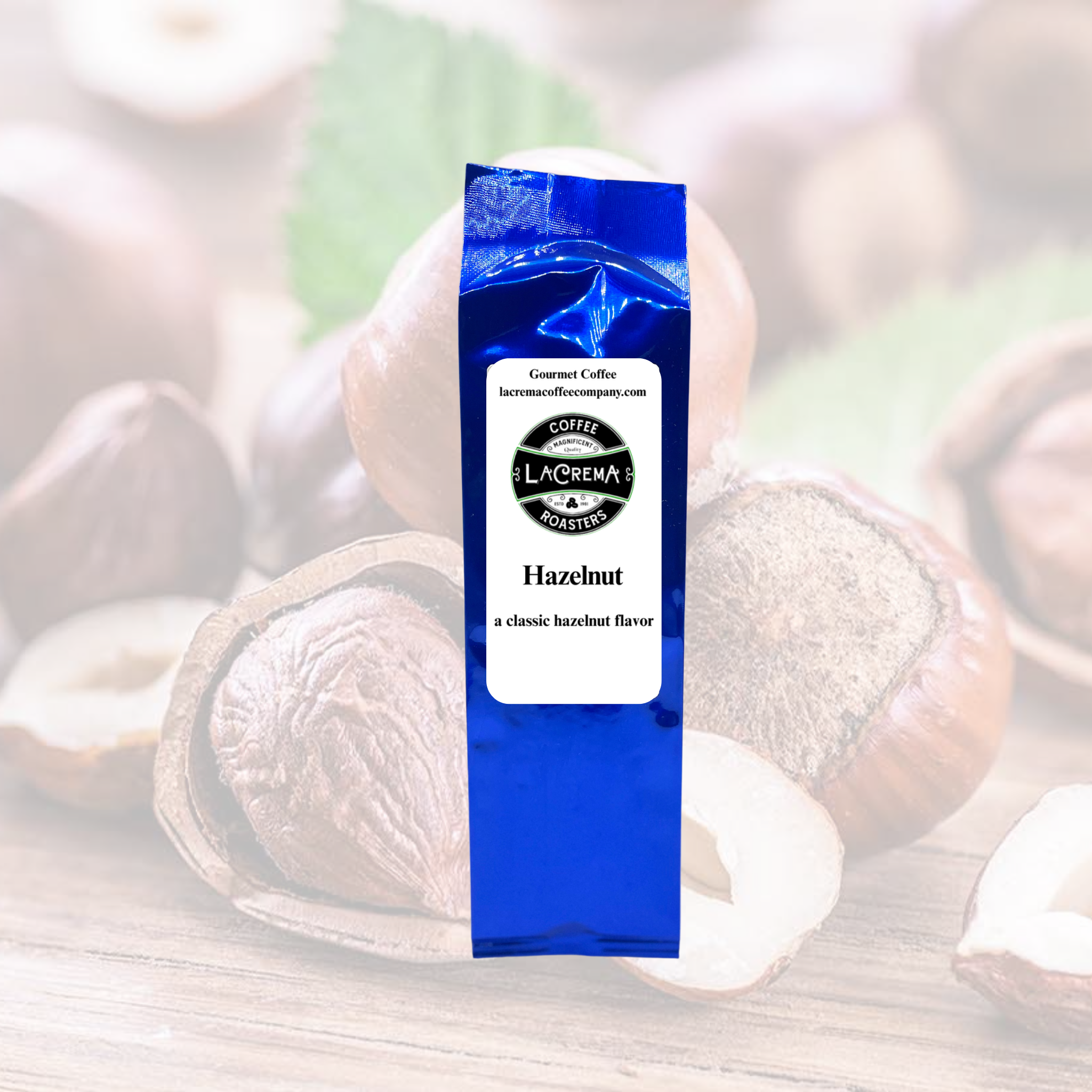 La Crema Coffee Company - Wholesale Coffee Beans - Hazelnut Perfect Pot 1.5 oz  0