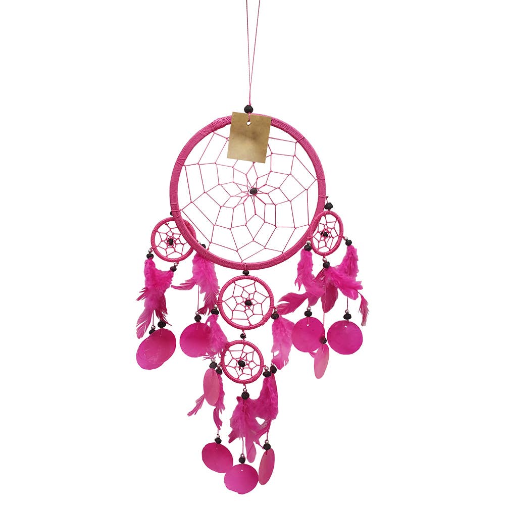 VIE – Cata-sonhos por atacado – Apanhador de Sonhos Capiz com aro de 16 cm1