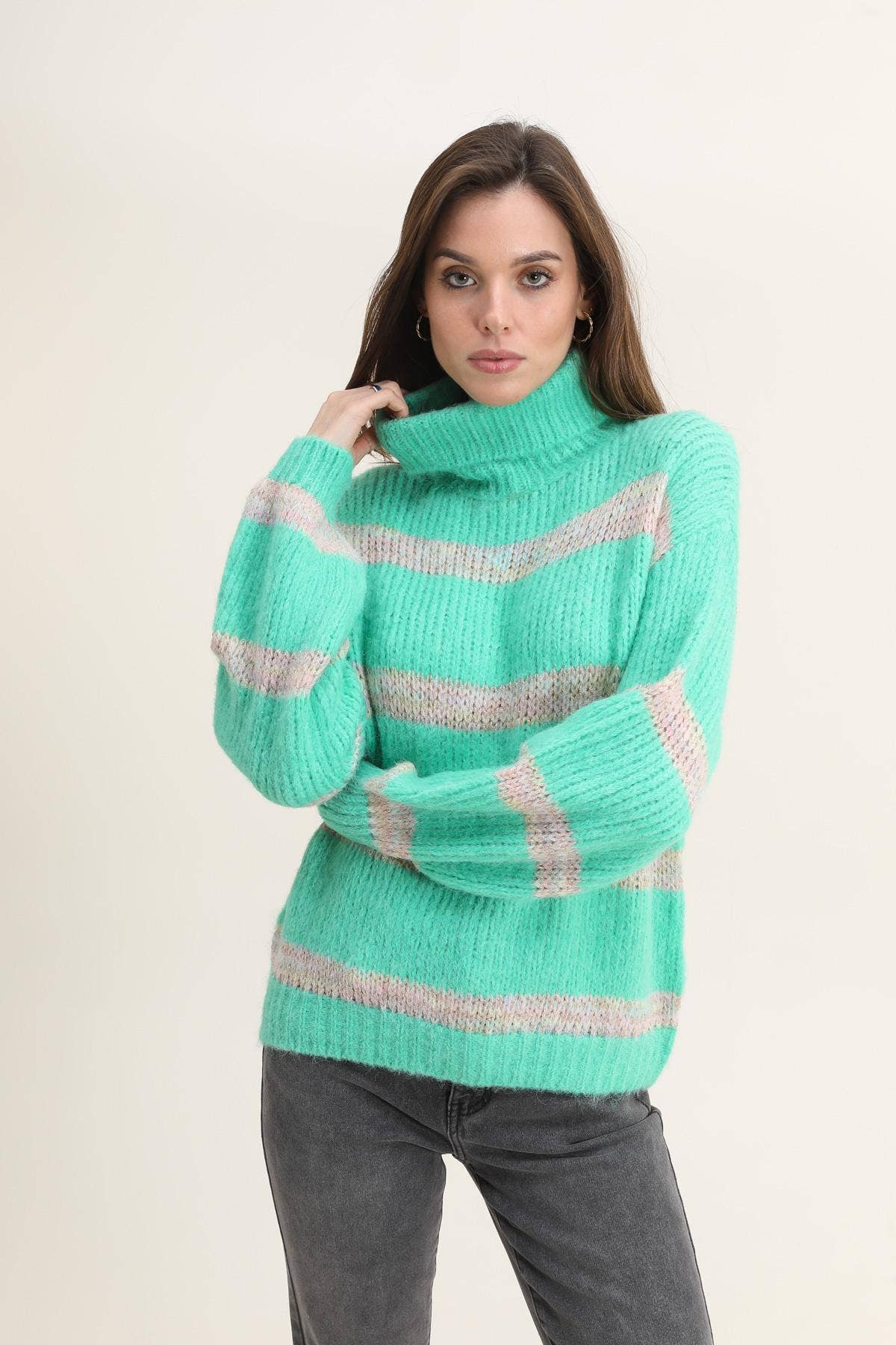 Cherry Paris - Wholesale Knit Sweater - Women's - Pull Lauryne - IY238228