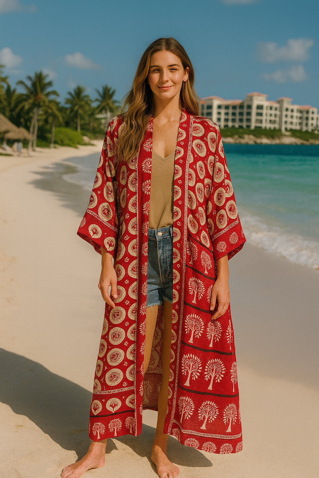 Meghcraft - Wholesale Kimono - Women's - Recycled Silk kimonos for women - Body coverup1