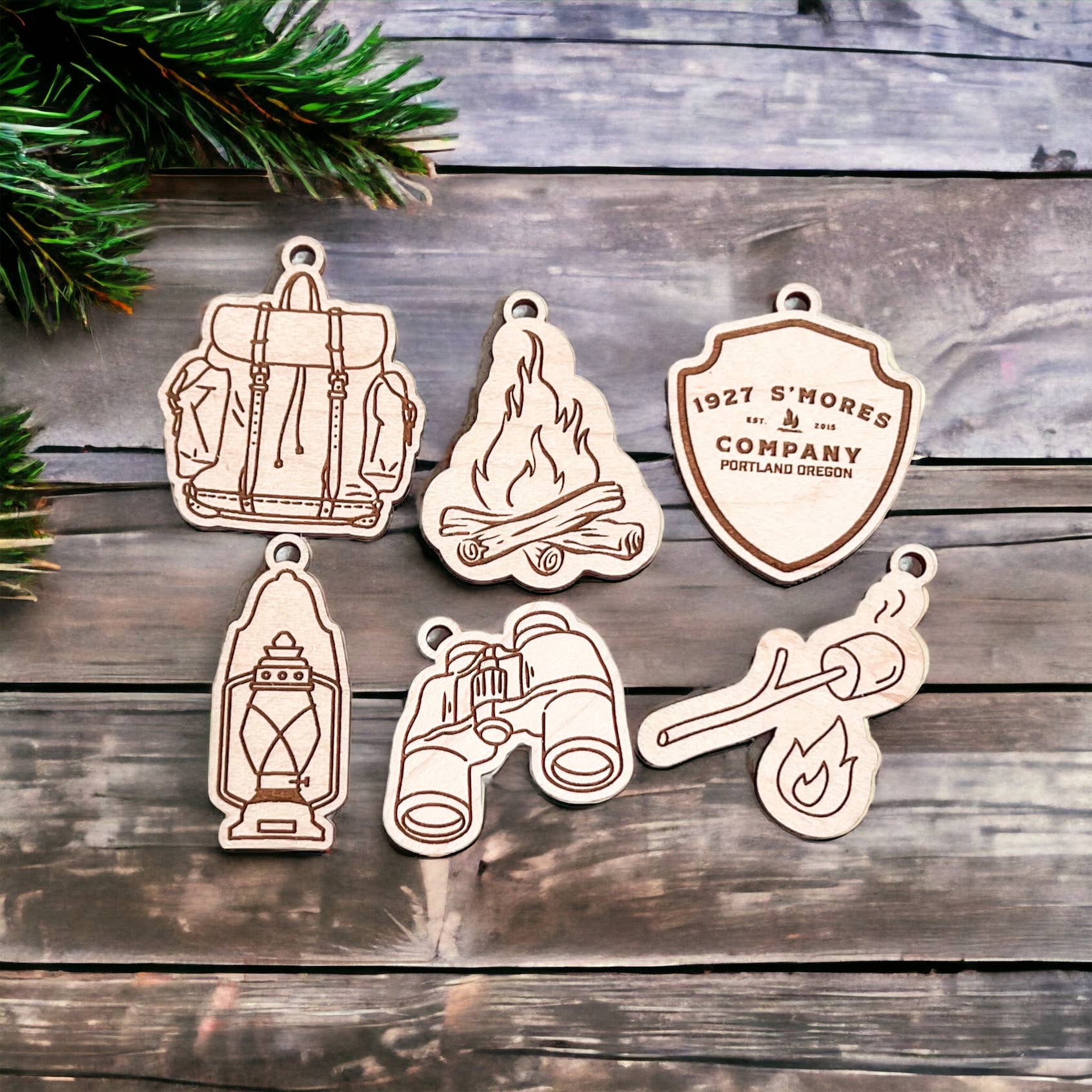 Wild Larch Creative - Wholesale Ornament - CUSTOM Wood Ornament | Custom Christmas Wood Ornament Eco13