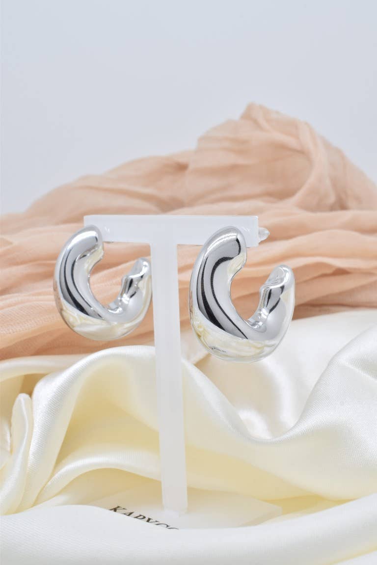 Kapyco - Wholesale Hoop Earrings - Stainless steel earrings - BO1003920