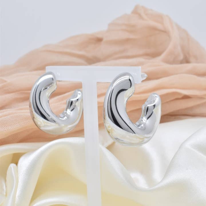 Kapyco - Wholesale Hoop Earrings - Stainless steel earrings - BO100392