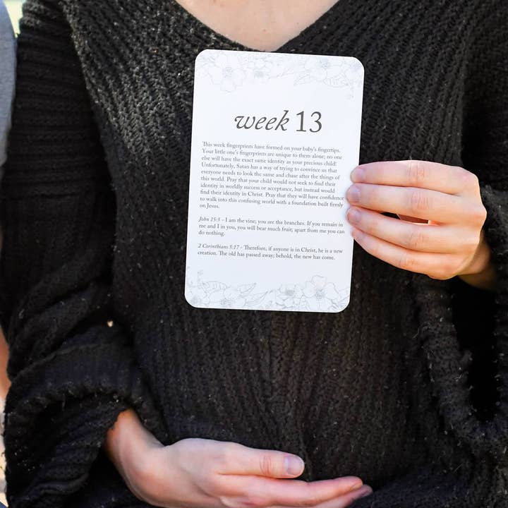 Duncan & Stone Paper Co. - Wholesale Baby Announcement Card - Pregnancy Prayer Cards | Expecting Mom Gift & Announcement15