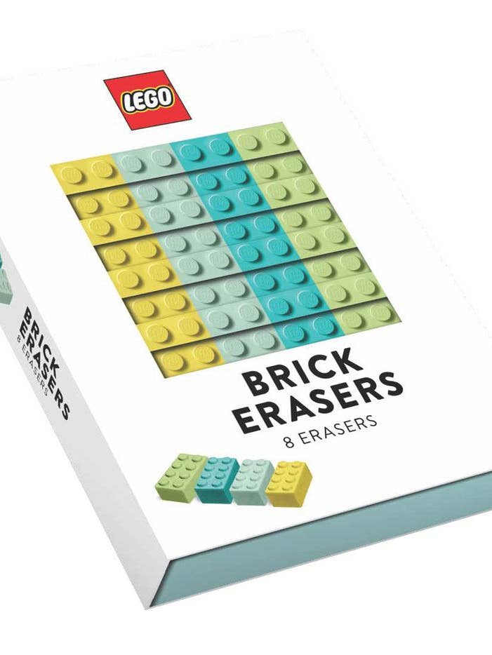 Lego Brick Erasers for wholesale by Chronicle Books
