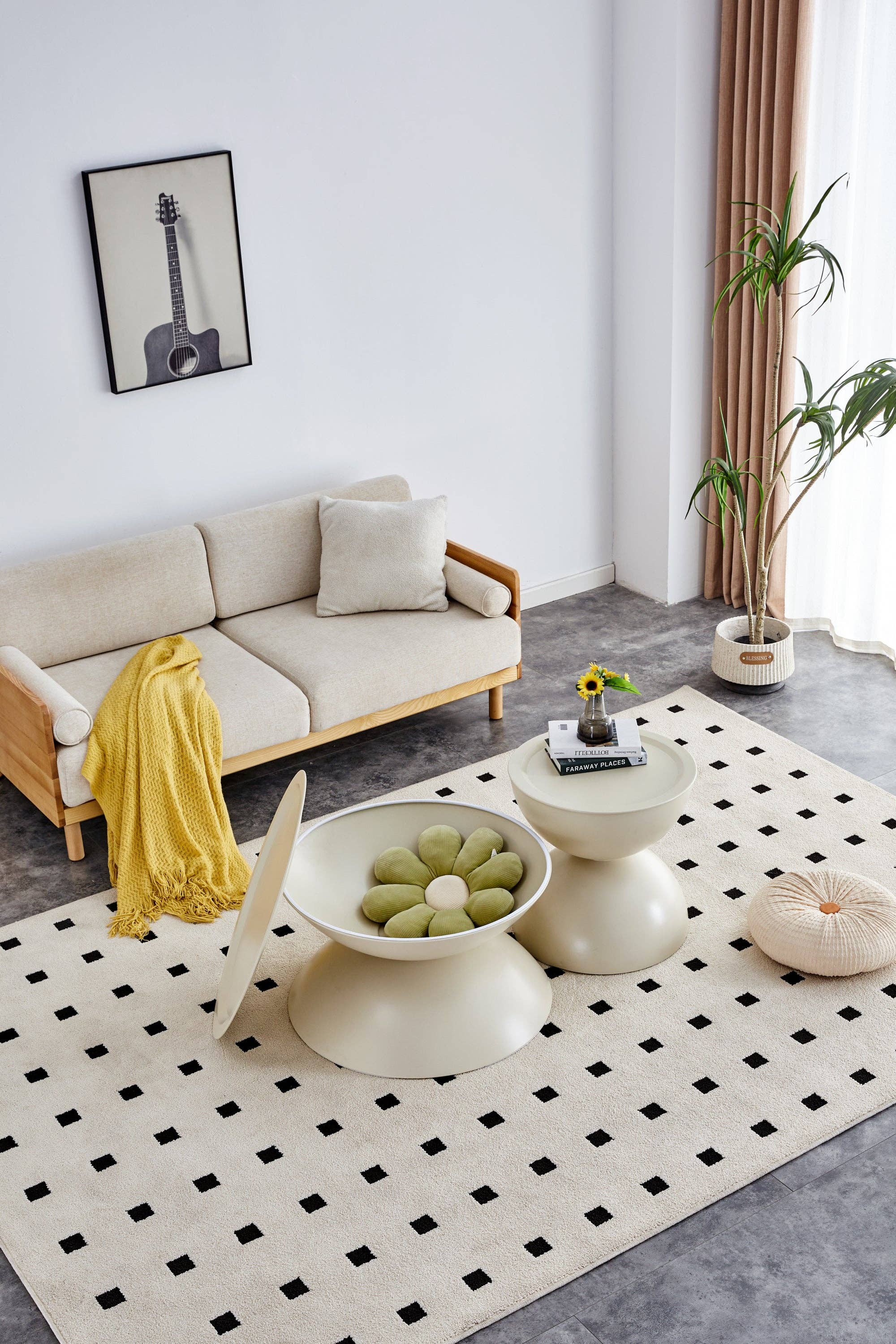 BlakOutlet - Wholesale Coffee Table - Set of 2 Milk White Coffee Table and End Table With Storage.2