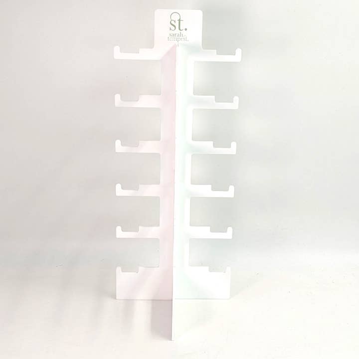Acryl witte eenvoudig te monteren brillenstandaard voor wholesale door Tempest Designs