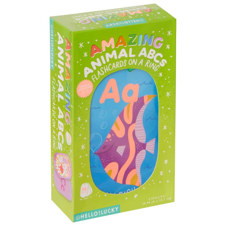 Hello!Lucky Amazing Animal Abc Flash Cards for wholesale by C.R.Gibson Signature | Baby & Kids