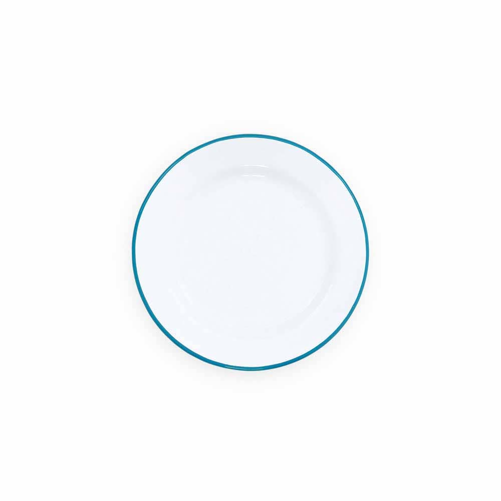 Crow Canyon Home – Engroshandel Salattallerken – Vintage Enamelware Flat Salat Plate3