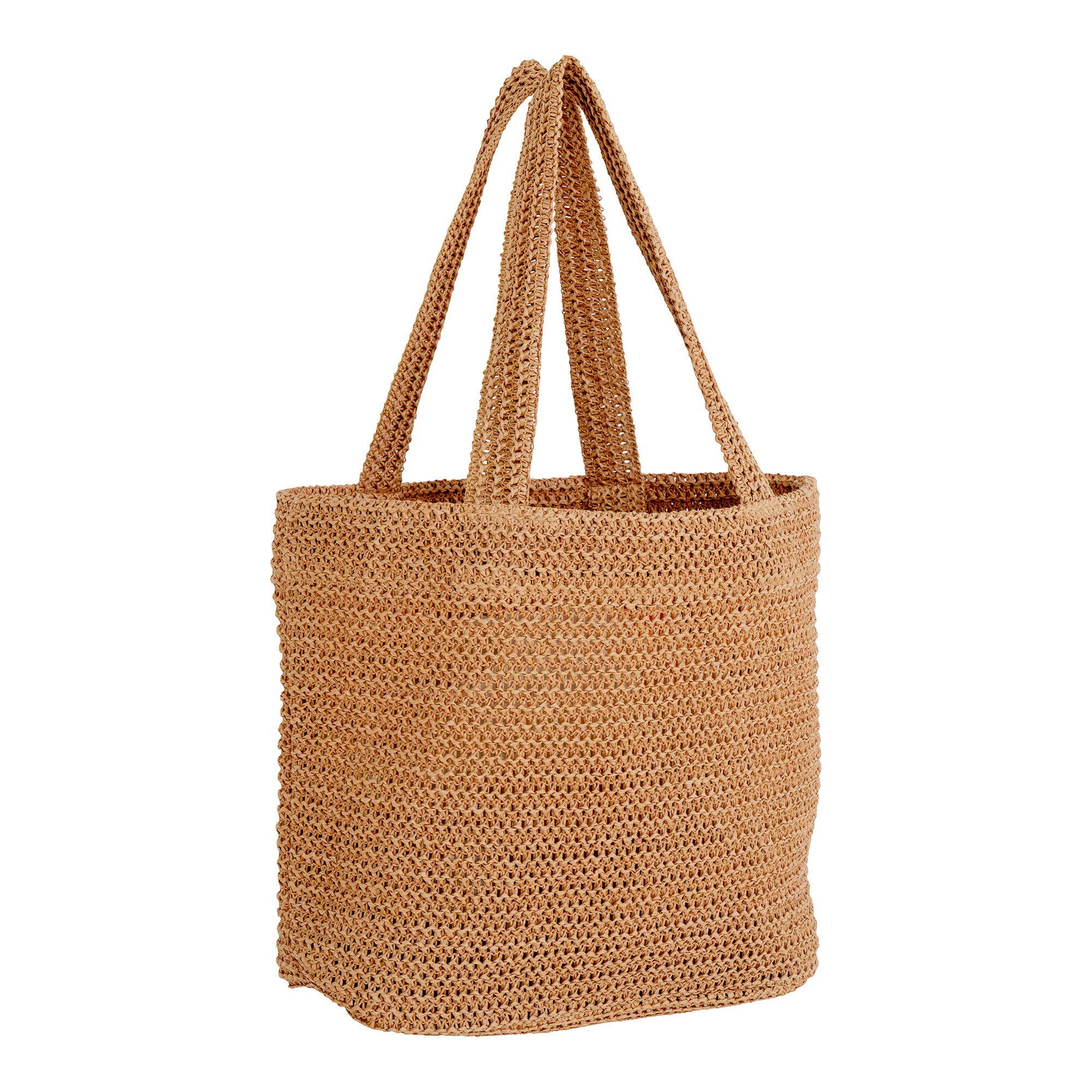 Brown Parade - Tote Bag. paper straw 31x46 cm for wholesale on Faire2