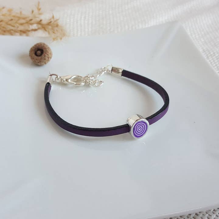 PASTACUITA - Venta al por mayor Brazalete - Pulserita redonda "Millefiori" de colores variados3