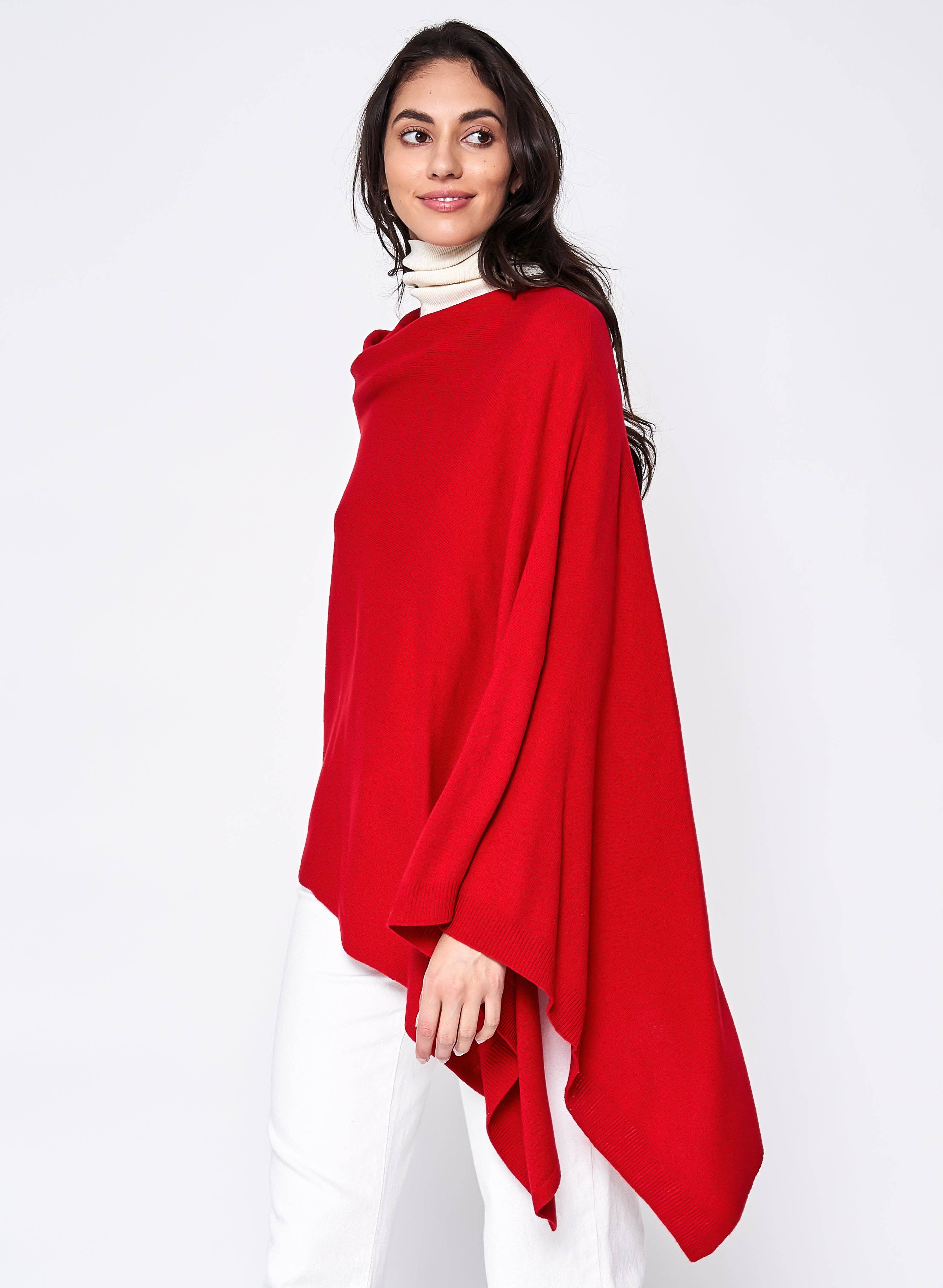 Do Everything In Love® - Wholesale Poncho - Women's - Solid Scarf Poncho18