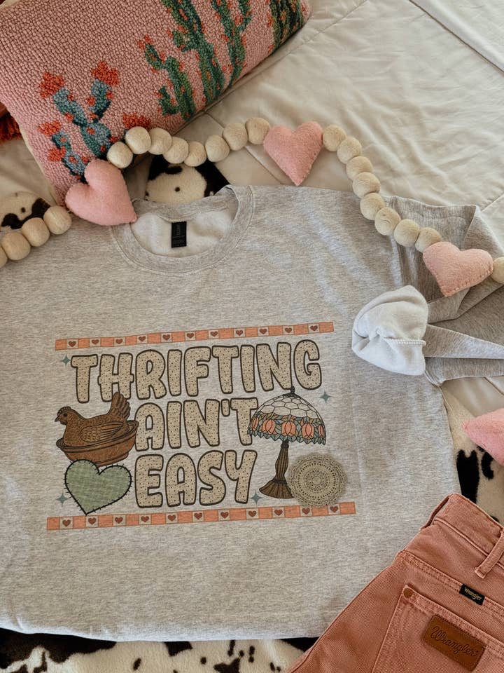 THRIFTIN AINT EASY for wholesale by Western Vintage Babe