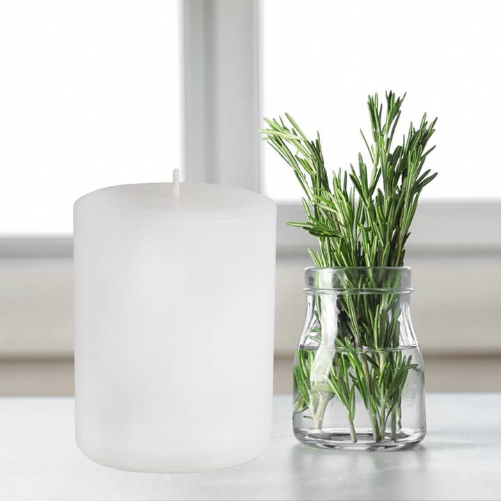 Rosemary Eucalyptus - Pillar Candle for wholesale by Kindred Essence