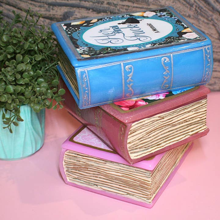 ShesSoCrafty Goods - Wholesale Decorative Box - Handmade Resin "Her Final Fuck" Memoir Book Box7