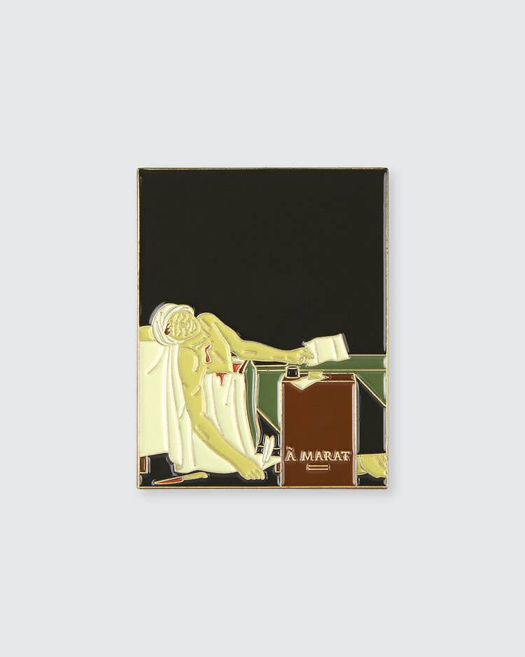 Pin Museum - Wholesale Lapel Pin/Button - The Death of Marat • Enamel Pin