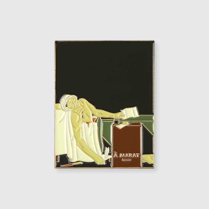 Pin Museum - Wholesale Lapel Pin/Button - The Death of Marat • Enamel Pin