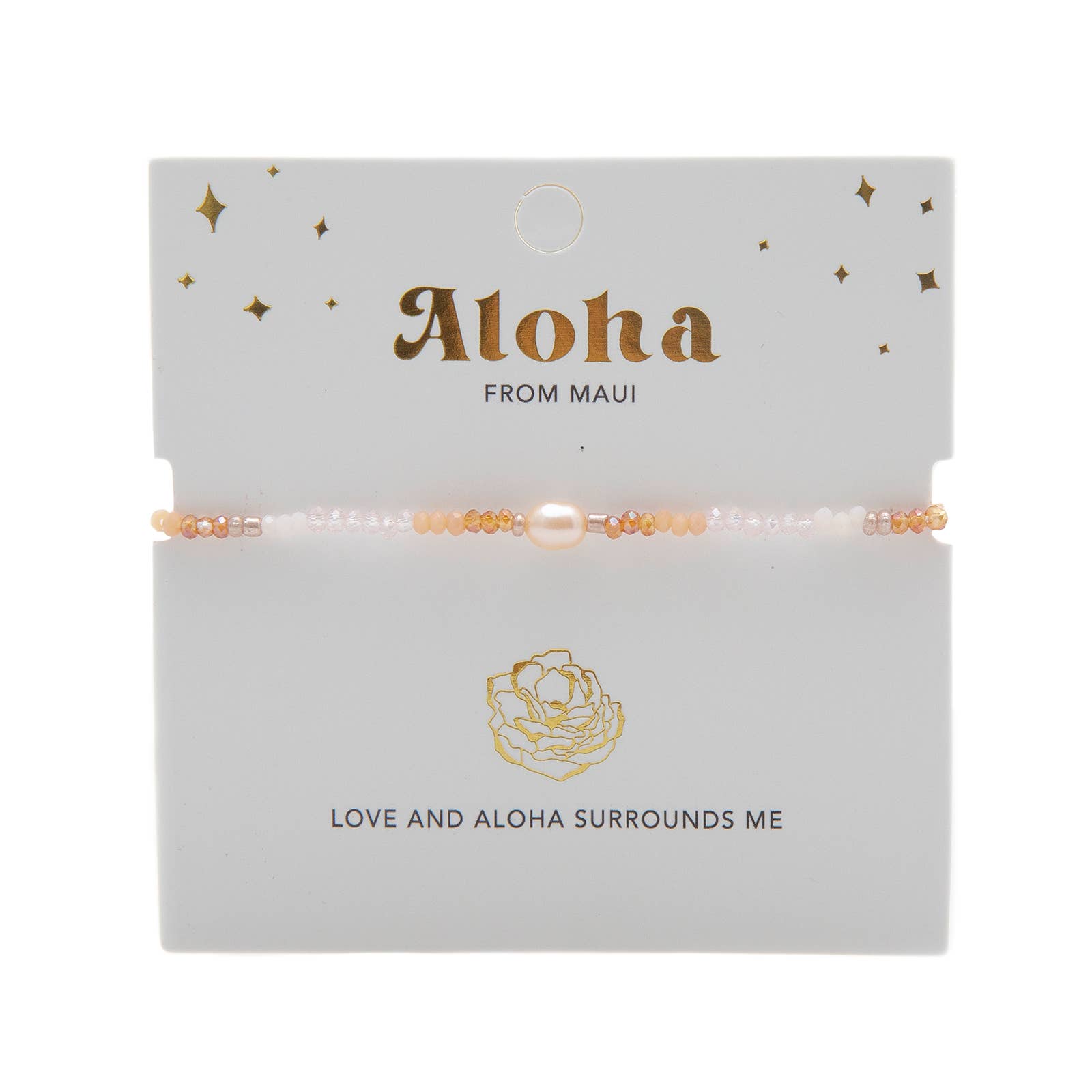 Lotus and Luna - Wholesale Beaded Bracelet - Hawaii Goddess Bracelet - Maui