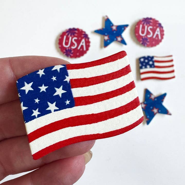 American Flag Magnet for wholesale by Roeda Studio