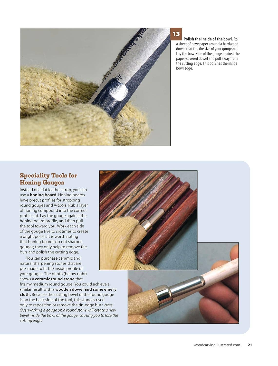 Fox Chapel Publishing - Wholesale Crafts, Hobbies & DIY - Sharpening Carving Tools for Beginners - Care Guide3