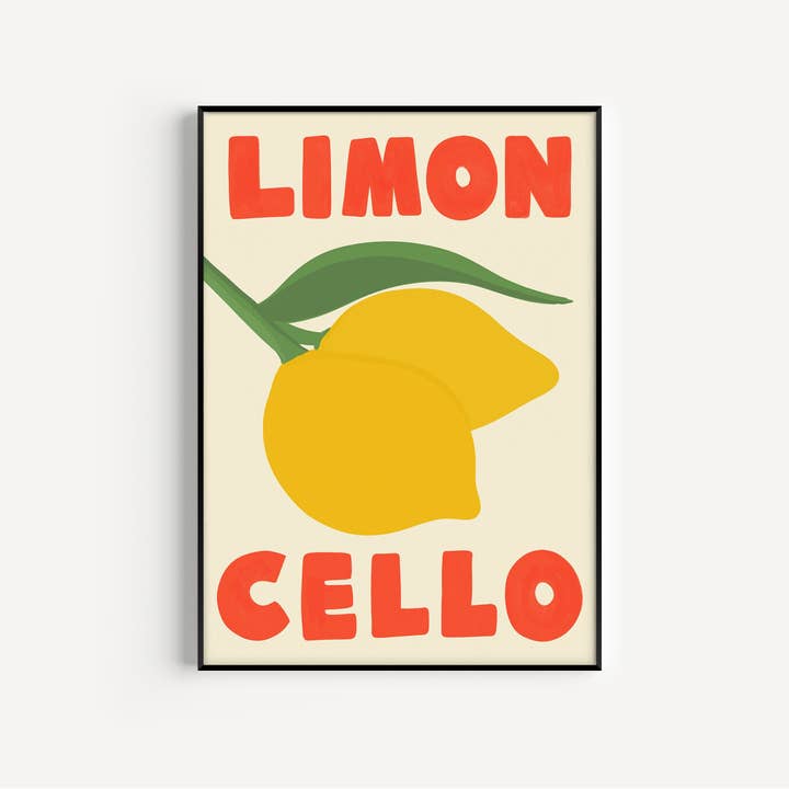 Twisted Rebel Designs - Wholesale Art Print - Limoncello Art Print5