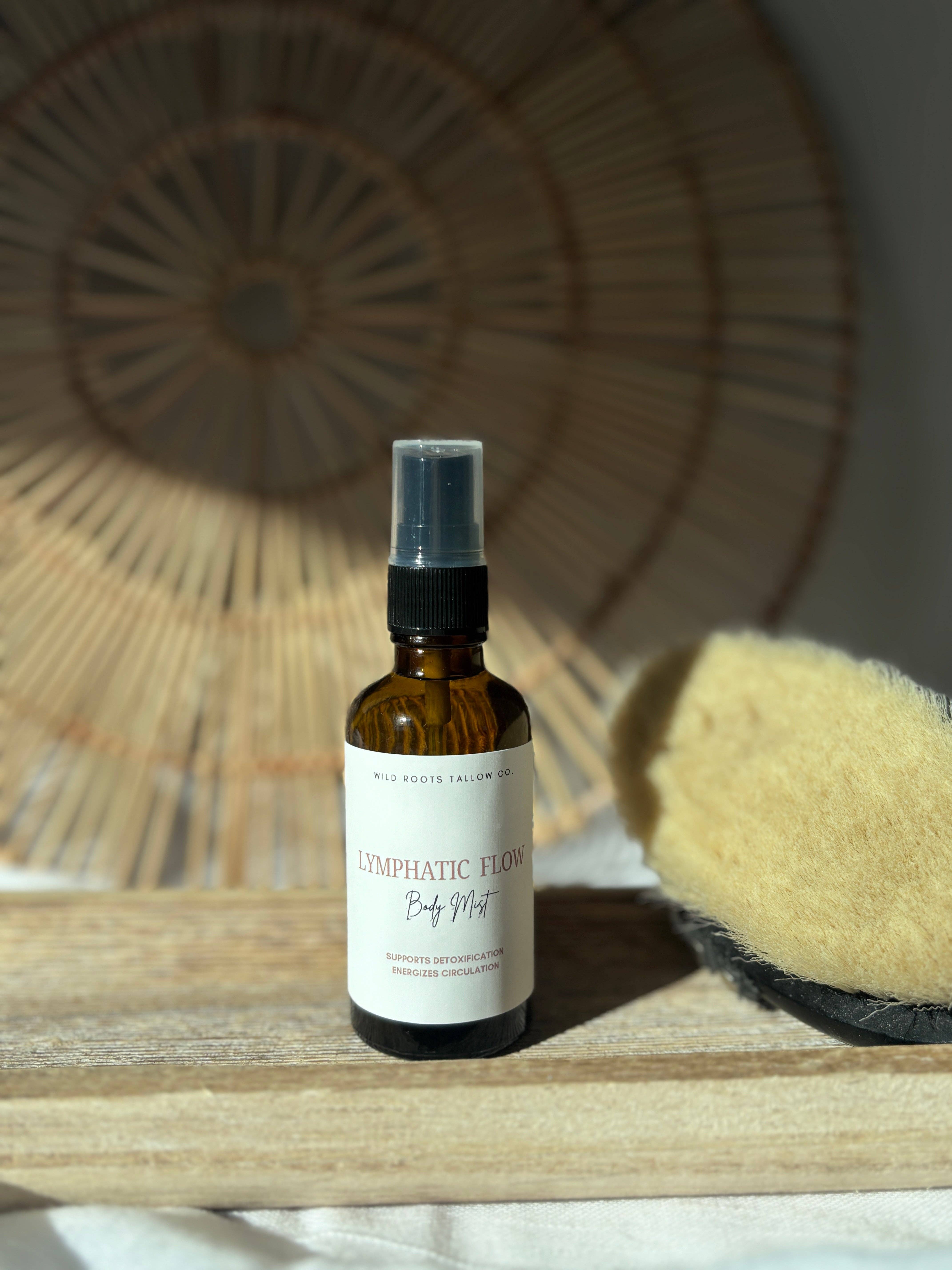 Wild Roots Tallow Co. - Wholesale Face & Body Mist/Water - Lymph Flow Body Mist 2oz2