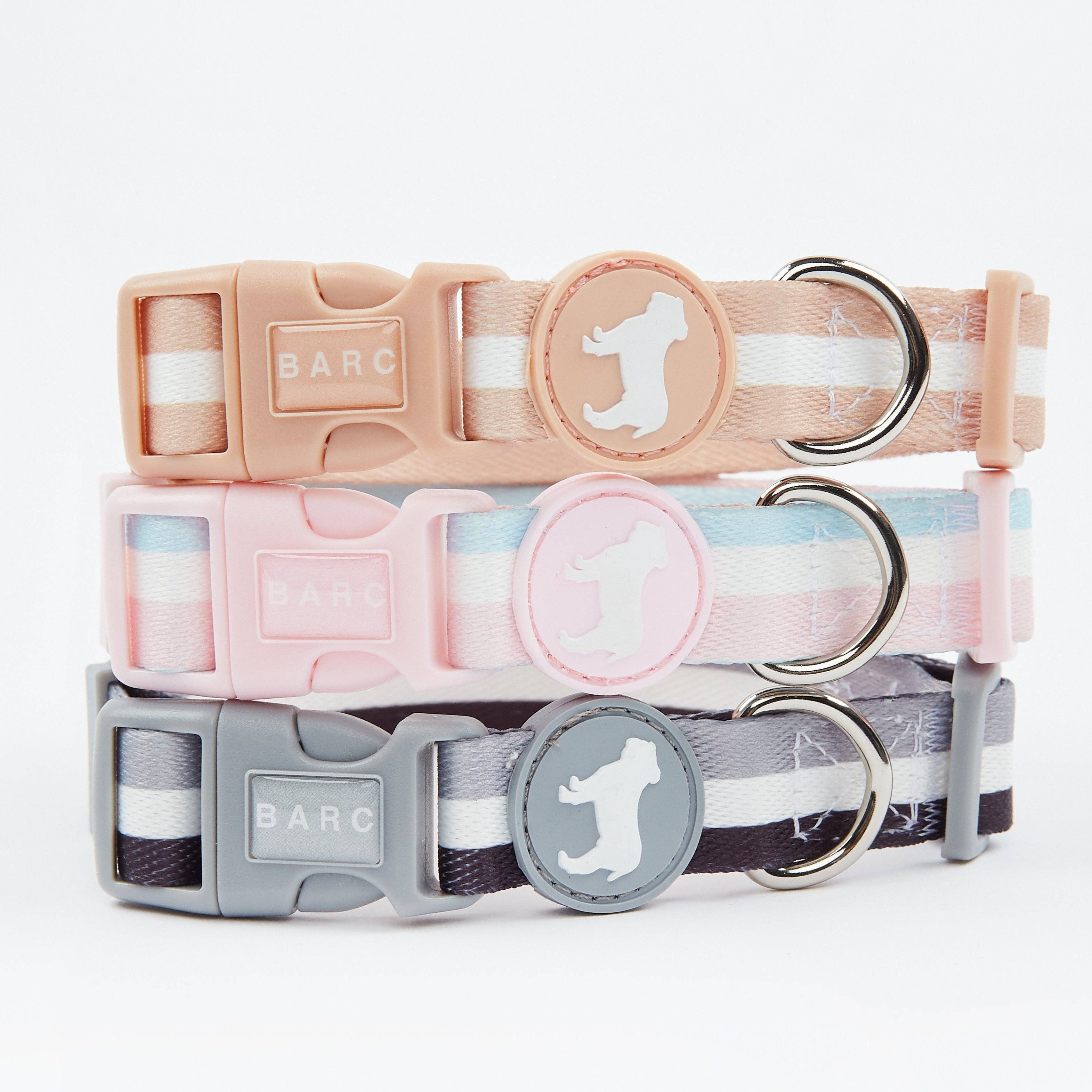 Barc London – wholesale Pet collar – Dog – Liquorice Stripe Fabric Collar | Clip On Dog Collar3