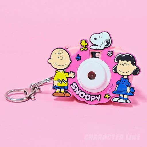 K_Wonderland – wholesale Keychain – Unisex – Peanuts Snoopy Camera shape Projector film Key Chain