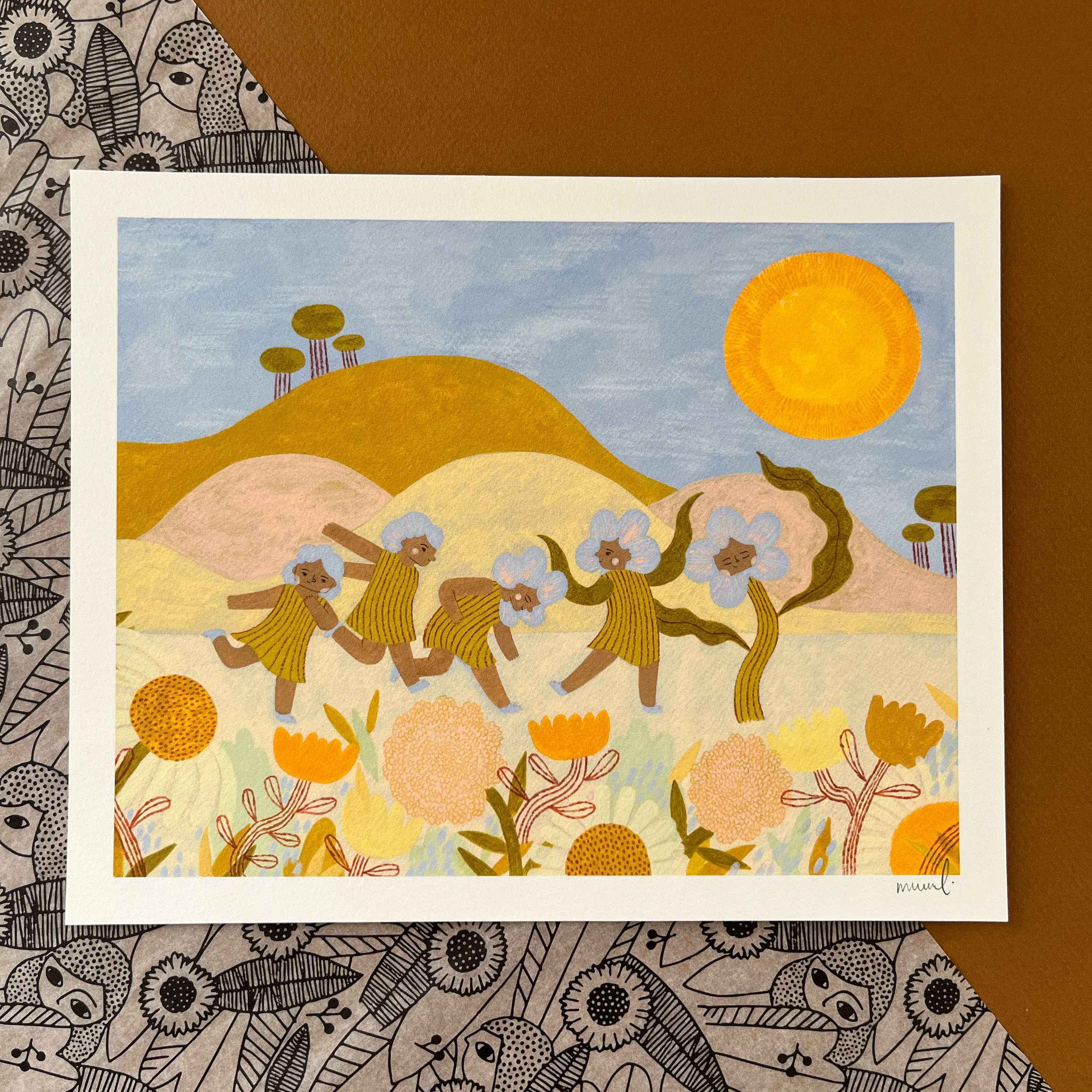 Meenal Patel Studio - Wholesale Art Print - Have You Ever Wondered Art Print2