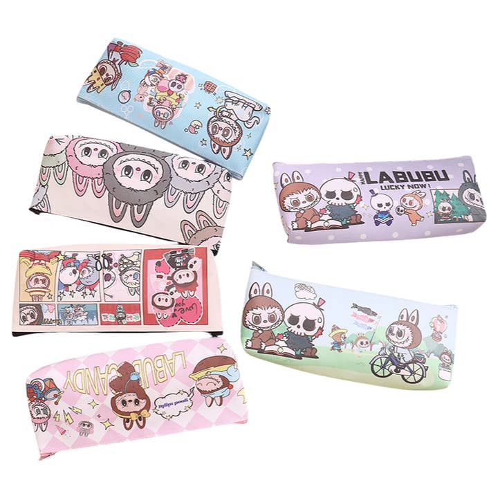 Kids' Pencil Case Double-Sided Printed PU Zipper Pouch  for wholesale by Auraquise
