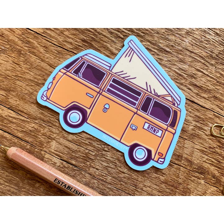 Noteworthy Paper & Press - Vente Autocollant - Autocollant pour camping-car du parc national des Rocheuses5