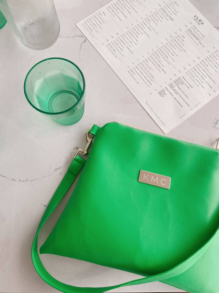 The North-South Handbag — Kelly Green 'Blazer II' for wholesale by KMC Handbags