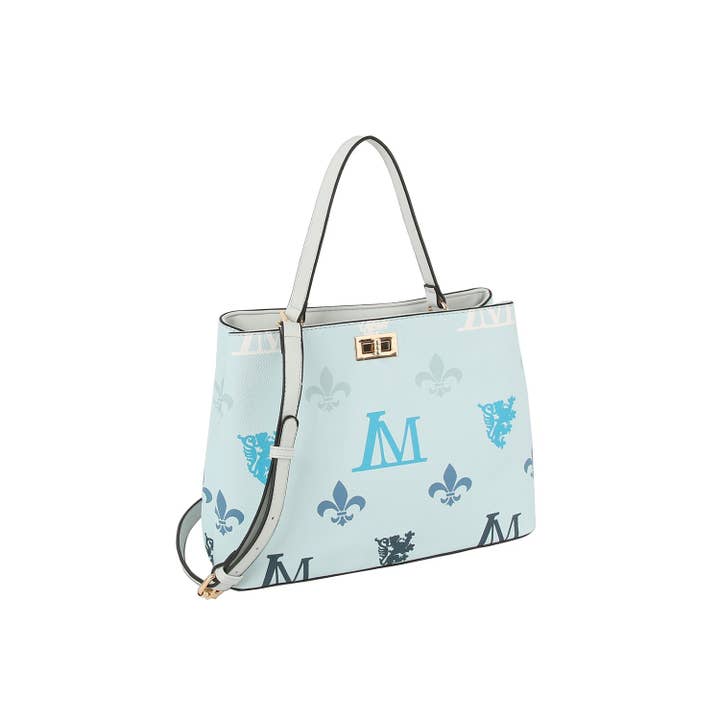 Handbag Factory Corp - Wholesale Satchel - Women's - 2 in 1 monogram satchel bag with matching purse
