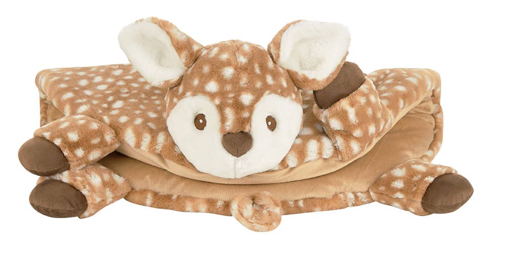 Bearington Collection - Wholesale Security/Cuddle Blanket - Baby - Lil' Willow Fawn Belly Blanket3
