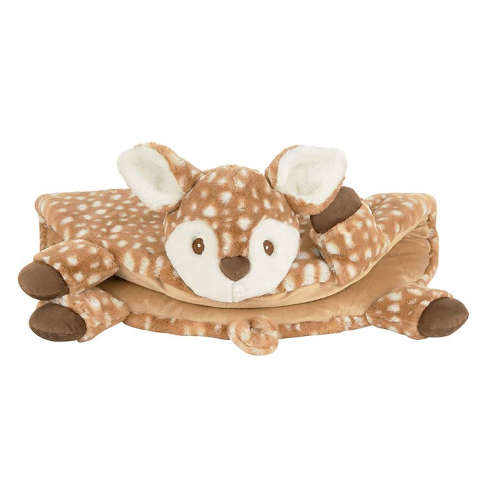 Bearington Collection - Wholesale Security/Cuddle Blanket - Baby - Lil' Willow Fawn Belly Blanket3