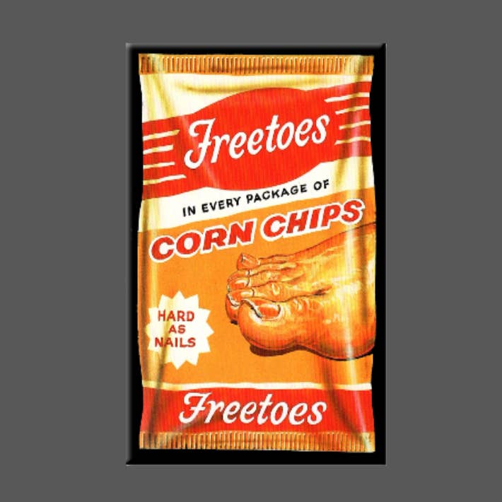 Ba Ba Buttons – wholesale Magnet – WACKY PACKAGES, Freetoes, Magnet, Button, Wacky Packs