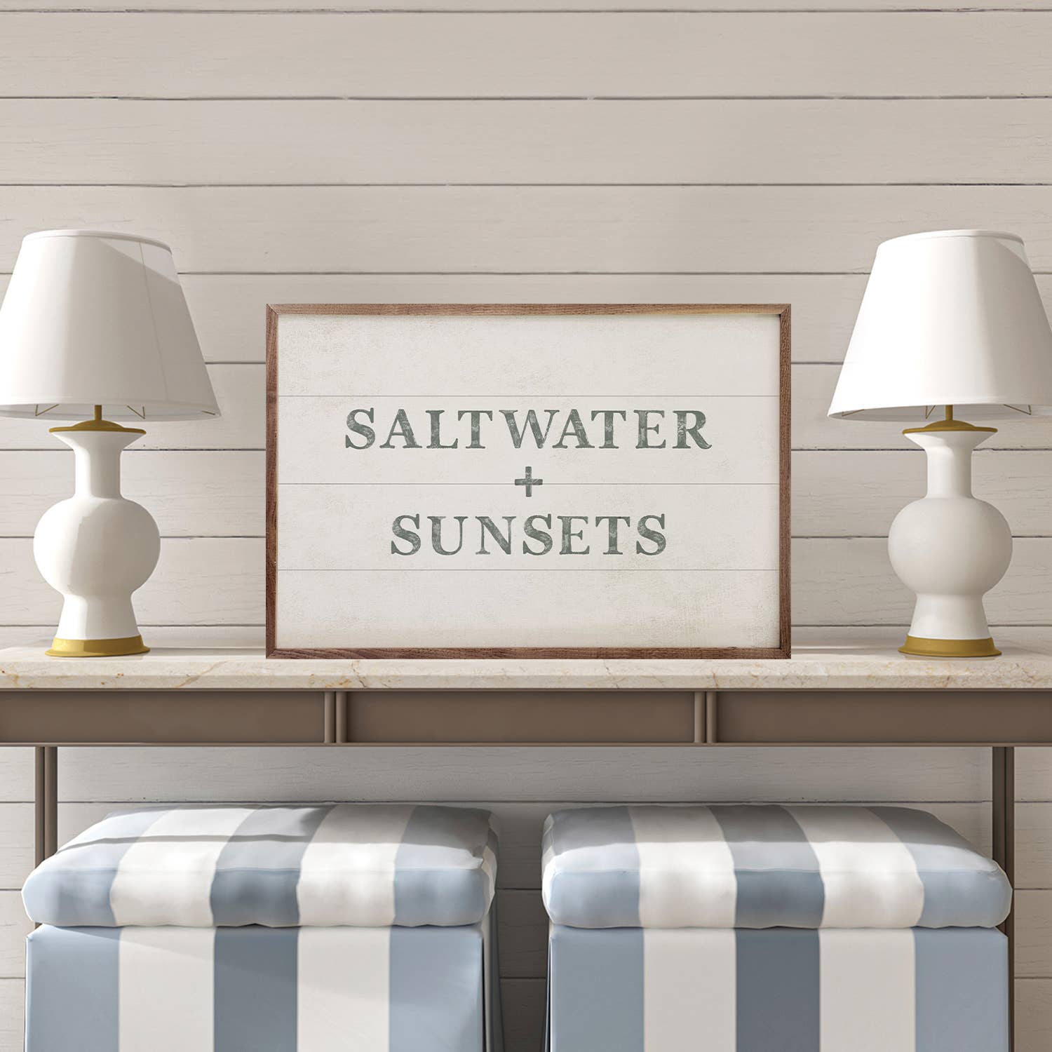 Kendrick Home - Wholesale Wood Wall Art - Saltwater And Sunsets1