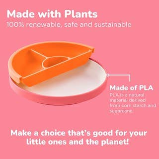 OmieLife - Wholesale Dinner Plate - Kids & Baby - NEW OmiePlate 3 Plate + 2 Dividers Single Color Kit