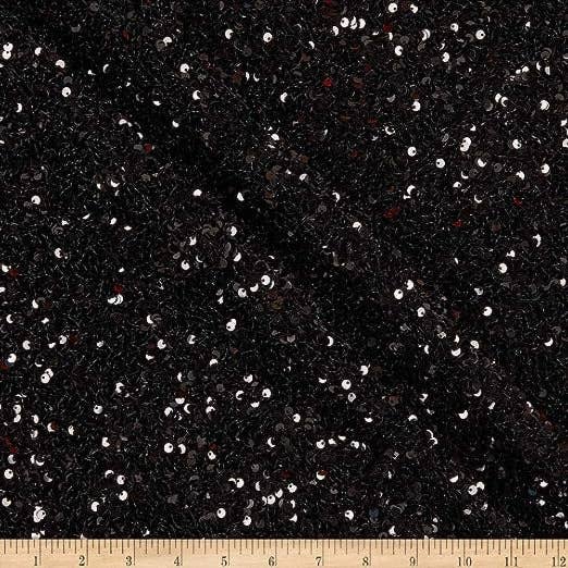 Fabrics Star – wholesale Fabric – Stretch Velvet Sequin Fabric by The Yard, Glitter Spandex Material
