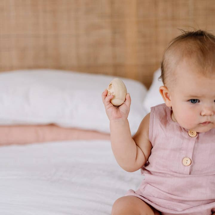 Timber Tinkers – wholesale Wood toy – Child – Christmas Egg Shakers - My First Christmas 20252