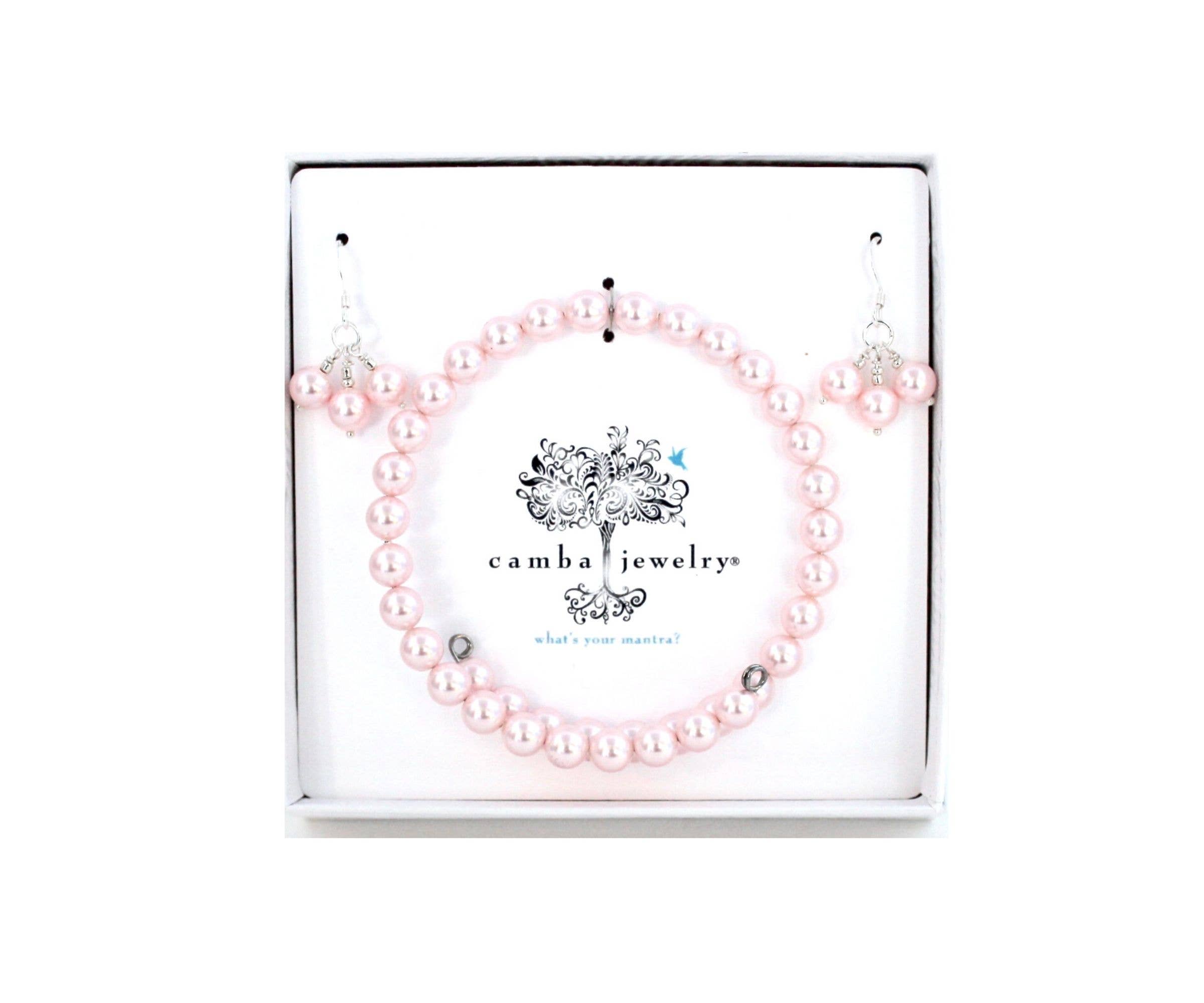 Camba Jewelry - Wholesale Jewelry Set - Swarovski Pearl Bracelet/Earrings Set9