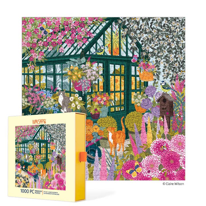 Spring Greenhouse 1000 Piece Puzzle for wholesale by WerkShoppe